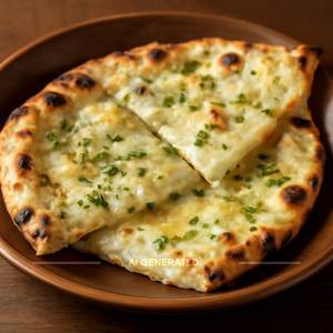 Butter Garlic & Cheese Naan