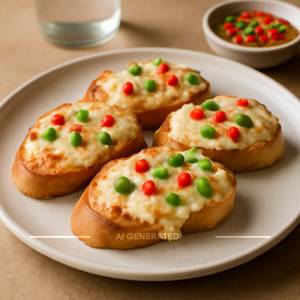 Cheese Chilli Crostini