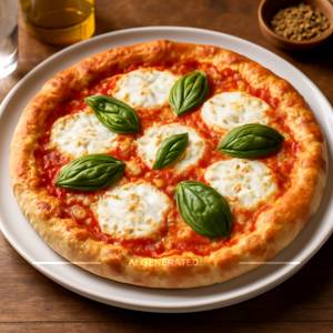 Classic margarita pizza
