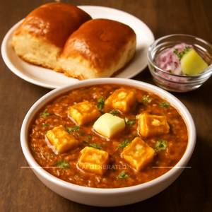 Paneer pav bhaji