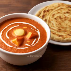 Butter Paneer With Lachha Paratha