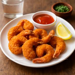 Golden Fry Prawns
