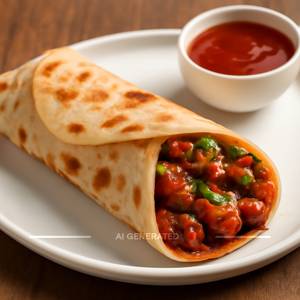 Chicken Manchurian Roll