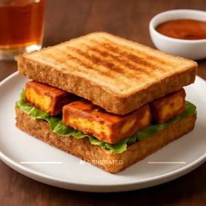 Peri peri paneer sandwich