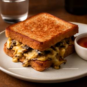 Cheese Mushroom Sandwich