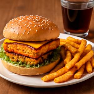 Paneer Burger Combo