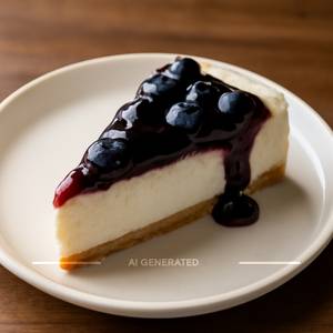 Blueberry Cheesecake Slice