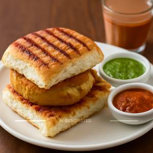 Grilled Vada Pav