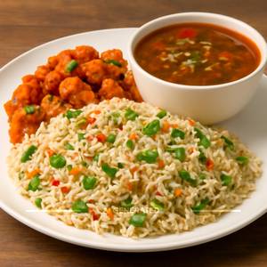 Veg triple rice