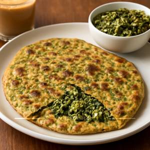 Palak Paneer Paratha