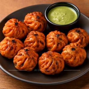 Chicken Tandoori Momos (8 Pcs)