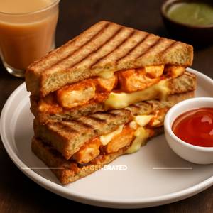 Paneer Tikka Cheese Sandwich