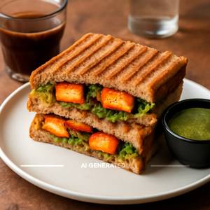 Grilled Tandoori Paneer Sandwich