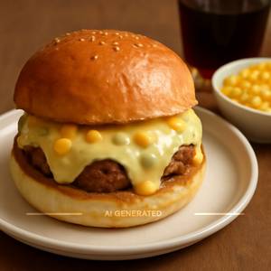 Cheese Corn Burger  