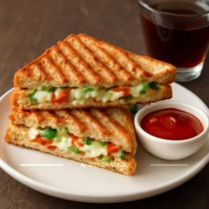 Veg cheese grilled sandwich