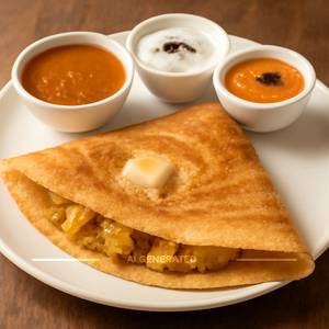 Butter Onion Masala Dosa