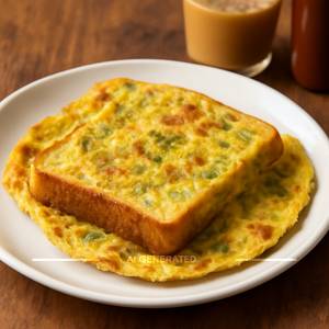 Bread omelette