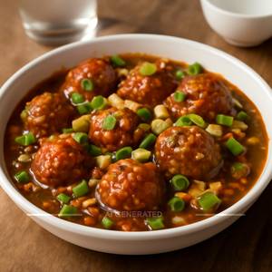 Garlic manchurian