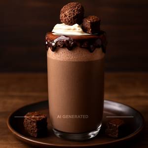 Rocher Brownie Thick Shake