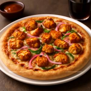 Paneer tikka pizza d