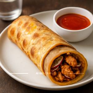 Double Egg Chicken Roll