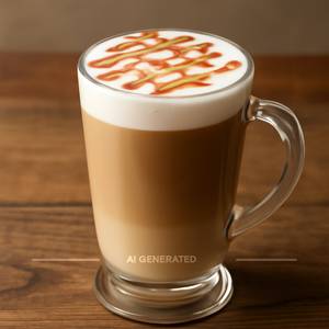 Cafe latte caramel