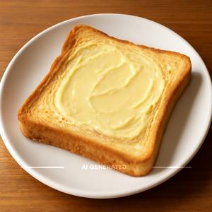Plain butter toast