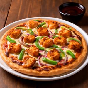 Barbeque Paneer Pizza