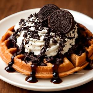 Oreo Cookie Waffle