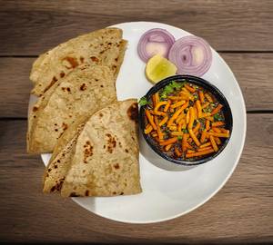 Shev Bhaji Chapati Combo
