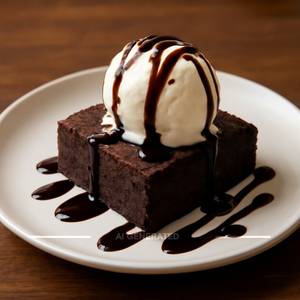Brownie With Ice Cream