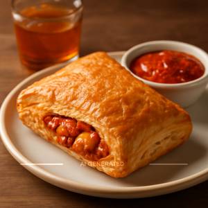 Paneer Schezwan Puff