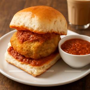 Schezwan Vada Pav