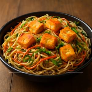 Paneer hakka noodles
