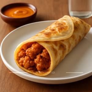 Butter Chicken Roll )