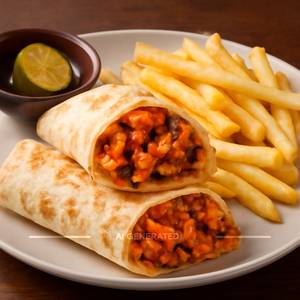 Spicy Chicken Shawarma Roll