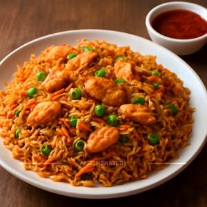 Schezwan Chicken Rice