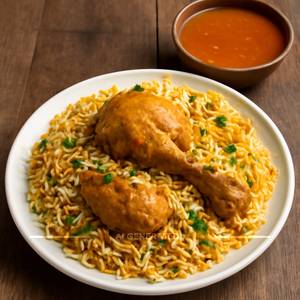 Chicken Biryani With Gravy  