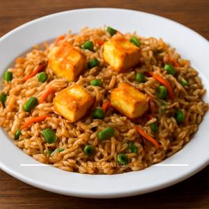 Paneer Fried rice half