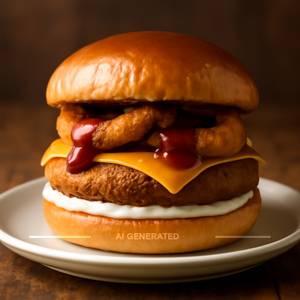 Barbeque Veg Burger