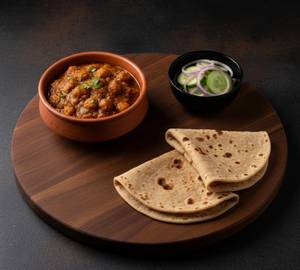 Gourmet Spiced Soya Fillets & Paratha Meal
