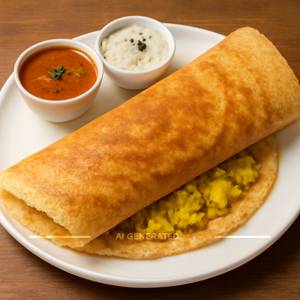 Onion Masala Dosa