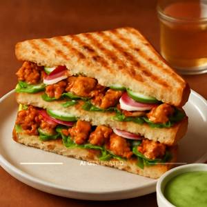 Tandoori Chicken Grilled Sandwich