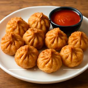 Chicken Fried Momos [8 Pieces]