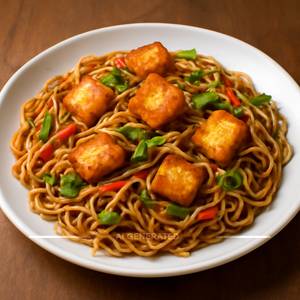 Paneer schezwan noodles