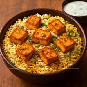 Paneer tikka biryani