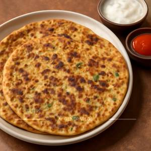 Combo Aloo Paneer Paratha (2 Pcs)