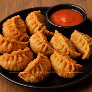 Veg Kurkure Momos [8 Pieces]