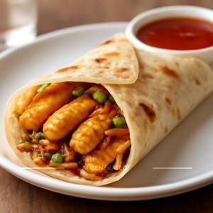 Baby corn roll
