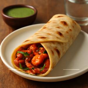 Chilly Paneer Roll